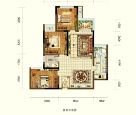 B3三室一厅84.64平